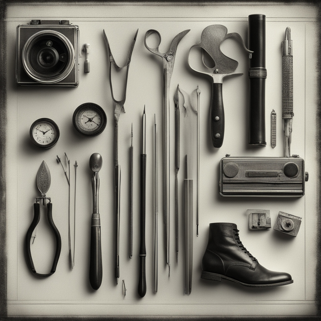 comparison between vintage fashion tools vs modern digital design work